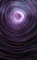 violet courbe lignes vortex, fantaisie arrière-plan, 3d le rendu. photo