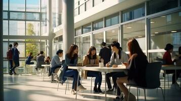 élèves dans Université photo