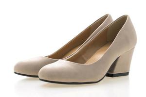 chaussures femme sur fond blanc photo