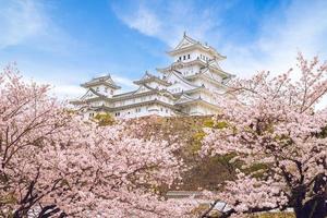 Château de himeji aka château d'aigrettes blanches à Hyogo, Japon