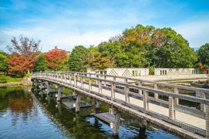 Le jardin shirotori est un jardin japonais à Nagoya au Japon photo