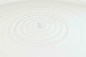 blanc vague liquide ondulations par fluide simulation, 3d le rendu photo