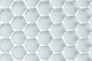 hexagonal mixte lignes, 3d le rendu photo