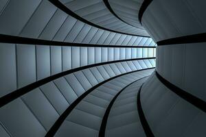 3d le rendu, foncé science fiction tunnel, foncé Contexte photo