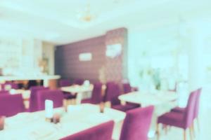 flou abstrait et défocalisé restaurant et café intérieur café photo
