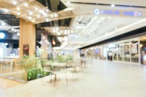 flou abstrait et centre commercial défocalisé photo