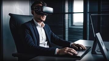 utilisation de vr et futur numérique La technologie ai génératif photo