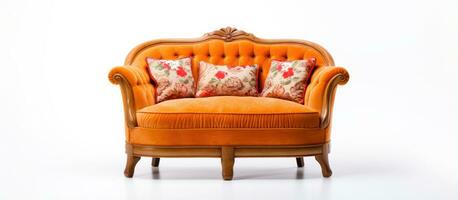 assorti en bois canapés et les fauteuils dans moderne ancien rétro et antique modes avec divers textile couleurs meubles ensemble pour photo studio