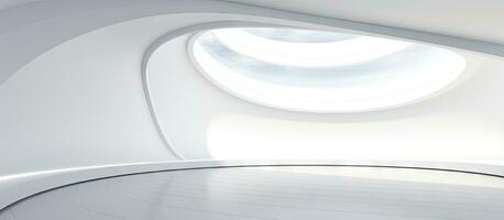 futuriste blanc architectural Contexte dans photo