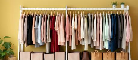 pratique façons à organiser vêtements verticalement inspiré par Marie kondo photo