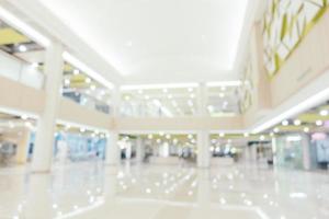 flou abstrait avec bokeh et centre commercial défocalisé photo