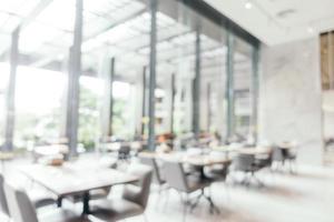 abstrait flou restaurant café intérieur photo