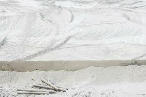 abstrait Contexte de une béton poussière après étant brillant. plein Cadre photo