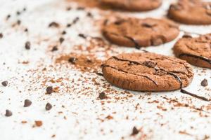 gâteaux avec des pépites de chocolat photo