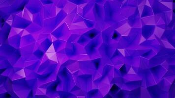 3d rendre de violet abstrait Contexte dans principale triangulaire photo