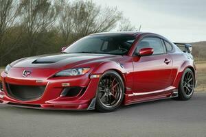 sport voiture mazda rx8 jdm. pro photo