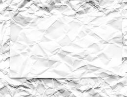 photo blanc froissé papier texture Contexte conception espace blanc Ton