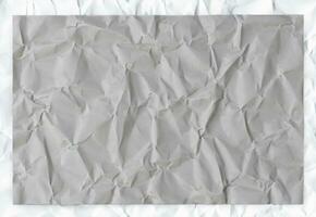 photo blanc froissé papier texture Contexte conception espace blanc Ton