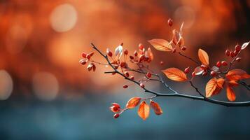 l'automne Contexte de tomber feuilles. photo