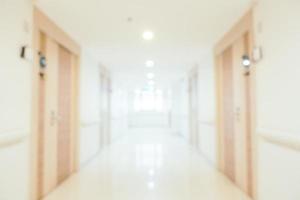flou abstrait et clinique défocalisée et intérieur de l'hôpital médical photo
