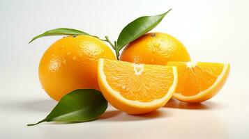 Frais juteux Orange fruit isolé sur arrière-plan, en bonne santé fruit photo