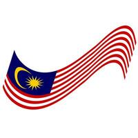 le drapeau de Malaisie. malais drapeau. Bendera Malaisie. photo
