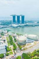 singapour, paysage urbain, horizon photo