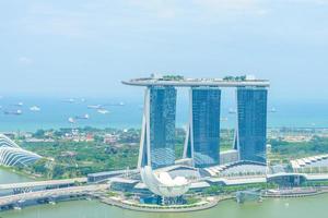 singapour, paysage urbain, horizon photo