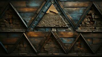 pyramide Contexte texture ai photo