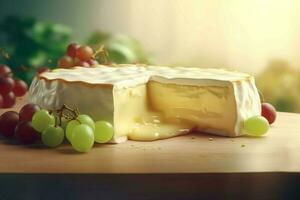Brie fromage Français. produire ai photo