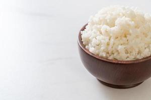 bol de riz blanc au jasmin thaï cuit