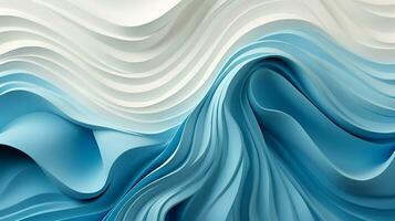 Contexte texture vagues ai photo