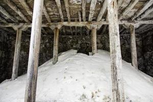 sel dans la production saline en navarre, espagne photo