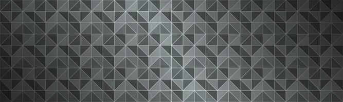 abstrait noir et gris entête composé de Triangles avec différent transparence. moderne vecteur bannière. métallique Regardez Contexte photo