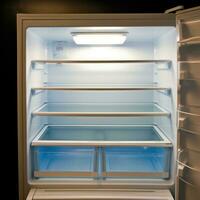 vide ouvert réfrigérateur génératif ai photo