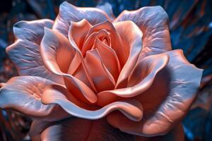exotique inconnue Rose texture Contexte génératif ai photo