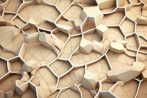 voronoi blocs modèle texture Contexte génératif ai photo