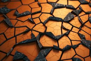 voronoi blocs modèle texture Contexte génératif ai photo