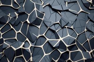 voronoi blocs modèle texture Contexte génératif ai photo