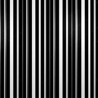 une noir et blanc photo de une groupe de barres. génératif ai.