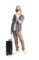 homme avec des bagages photo