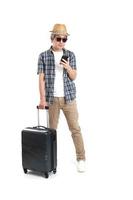 homme avec des bagages photo