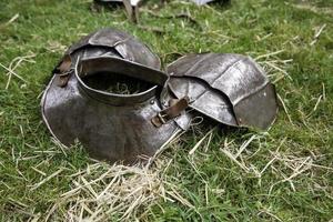 casque d'armure médiévale photo