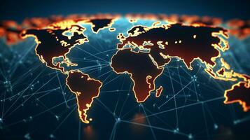 international la logistique itinéraires sur Terre photo