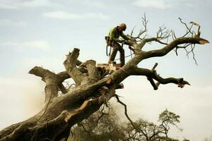 arbre suppression un service la nature. produire ai photo