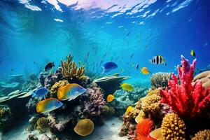 animaux de le sous-marin mer monde photo