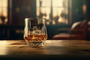 verre whisky. produire ai photo