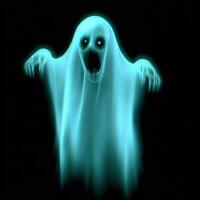 des fantômes, esprits ou des morts-vivants sur Halloween. établi avec ai. photo