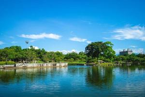 paysage du parc des sports de luodong dans le comté de yilan à taiwan photo