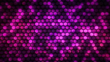 abstrait violet et rose LED mur Contexte ai généré photo